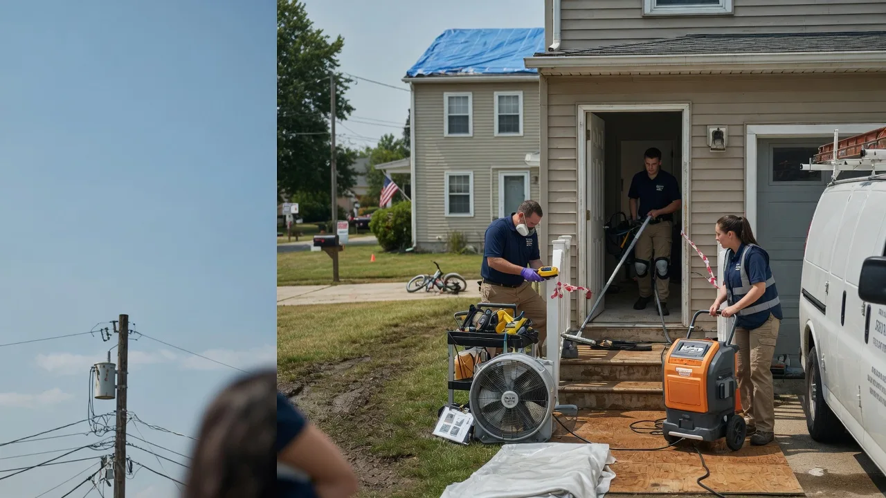 Water Damage Repair in Hustle, VA near me